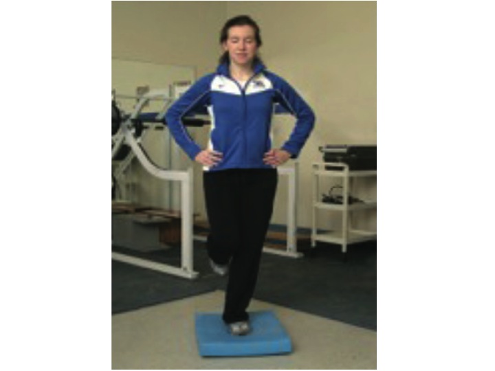 Single Leg Balance. Physical Therapy Proprioception Exercise