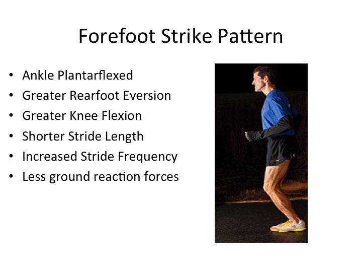 running, forefoot strike pattern, physical therapy running analysis
