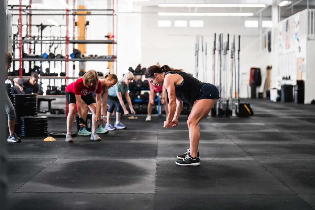 Group workout for women