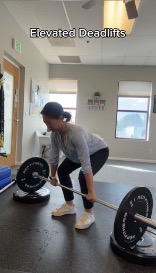 Elevated deadlift