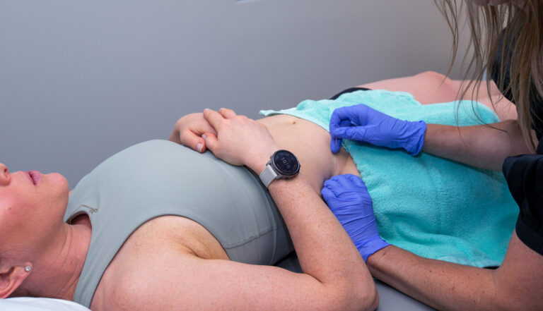 Treating pelvic pain with dry needling