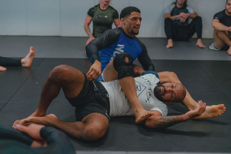 Brazilian Jiu-Jitsu Rib Injuries - men practicing BJJ