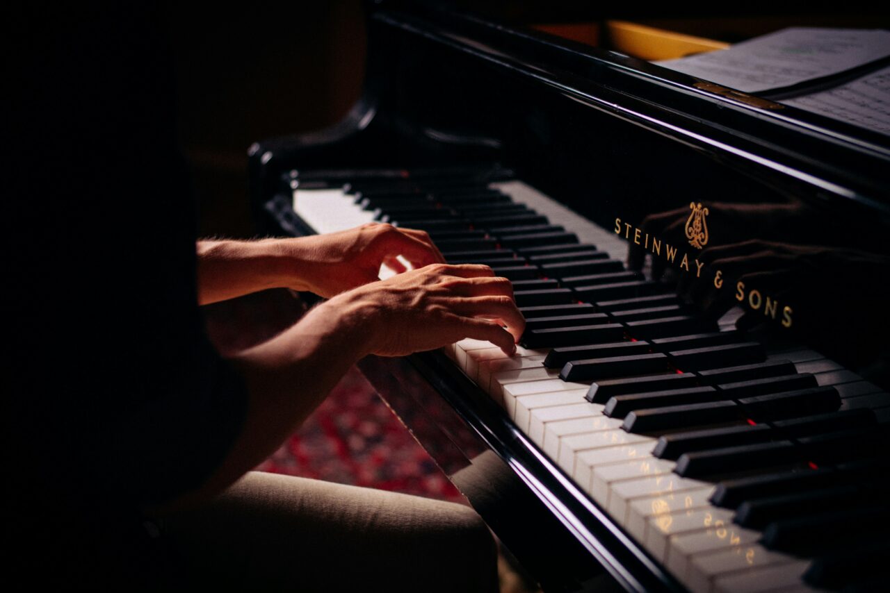Piano Player showing wrist and hands - physical therapy for musicians